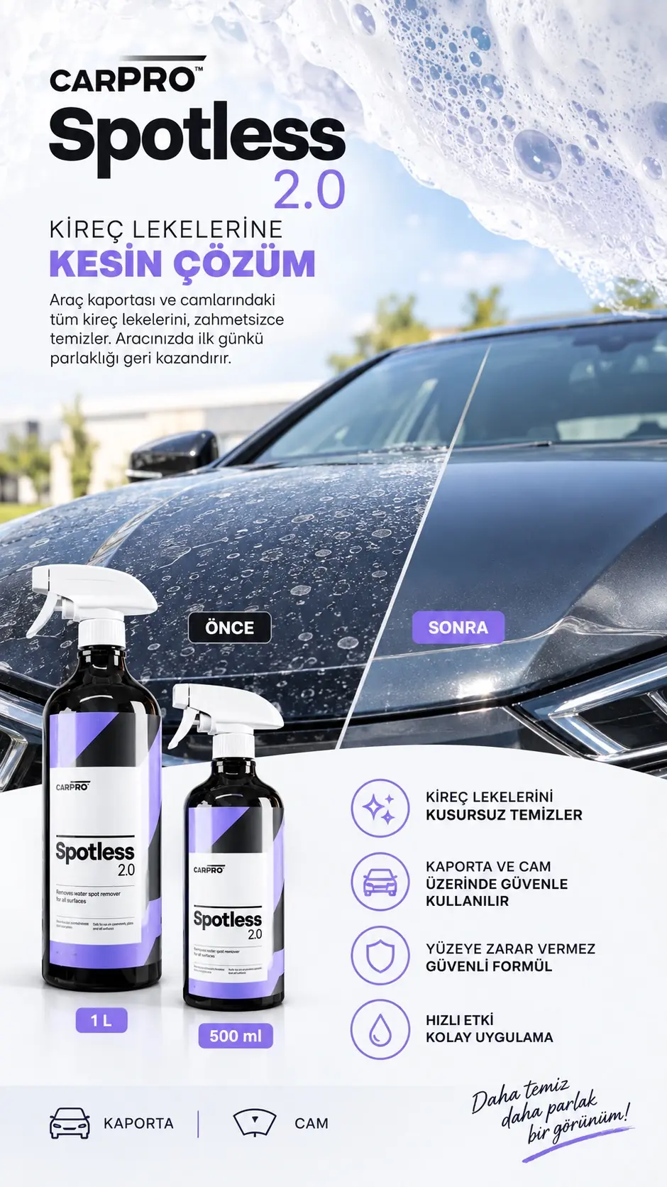 Spotless 2.0 Kireç Lekesi Giderici 1lt. 2