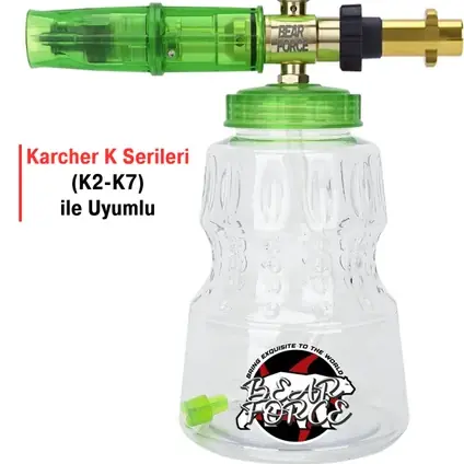 Bear Force Foam Lance Karcher K Cihazlar İle Uyumlu Köpük Yapıcı Aparat 1L Köpük Aparatı