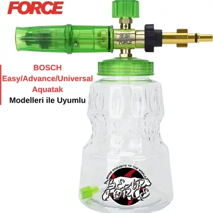 Bear Force Foam Lance Bosch Aquatak Cihazlar İle Uyumlu Köpük Yapıcı Aparat 1L Köpük Aparatı
