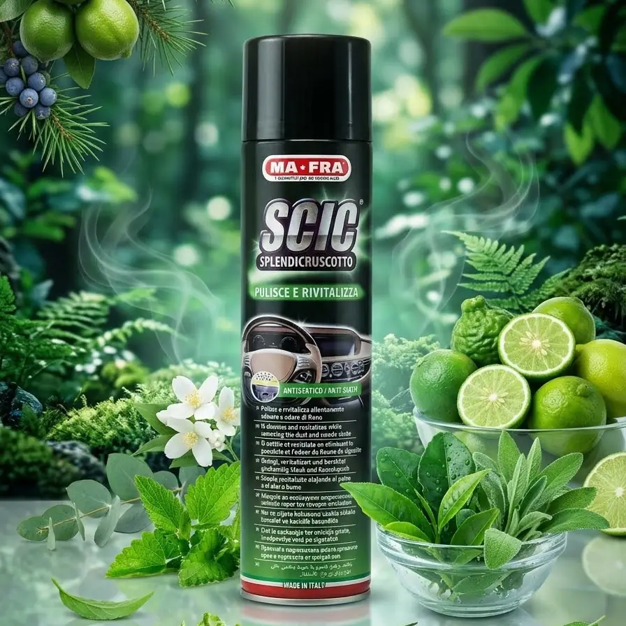 MAFRA Scıc  Oto Torpido Parlatıcı ve Koku Giderici Sprey 600 Ml