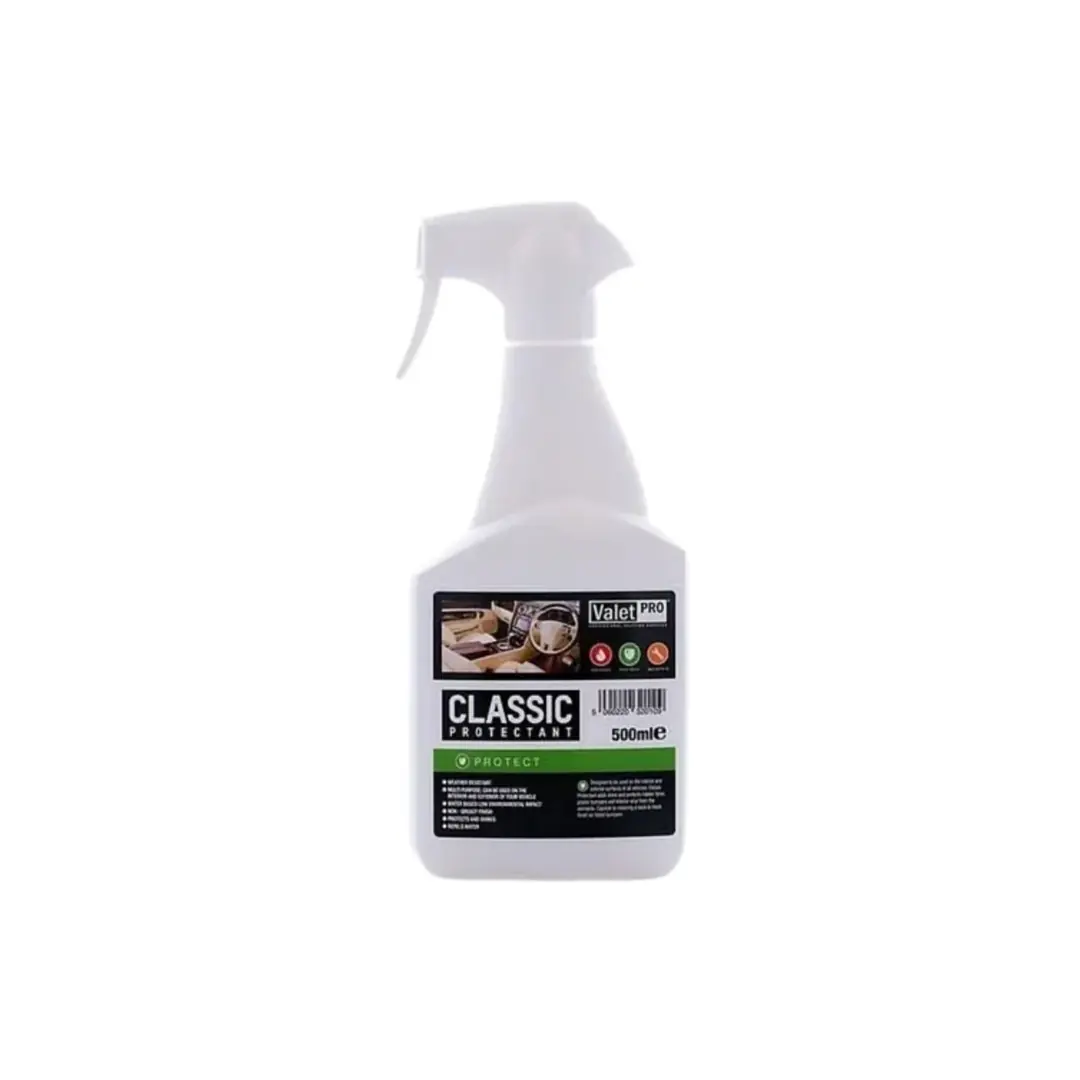 Valet Pro Classic Protectant Plastik Vinil Parlatıcı Sprey 500ml.
