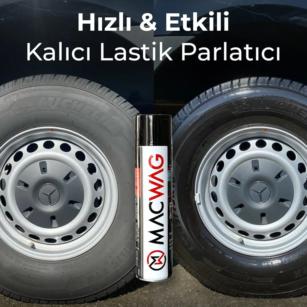 Macwag Fast Black 600 ml Lastik Parlatıcı Sprey