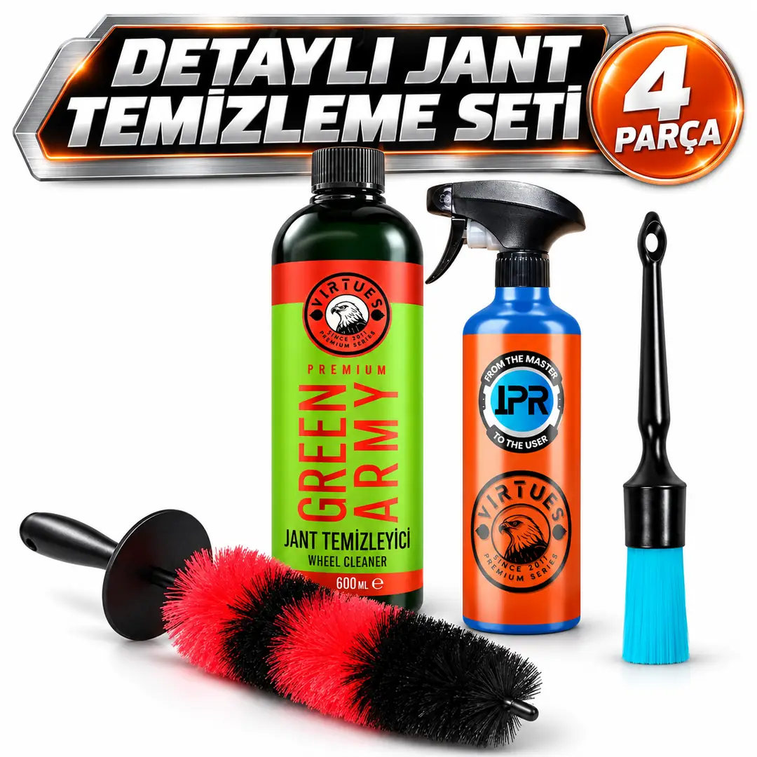 Detaylı Jant Temizleme Seti 