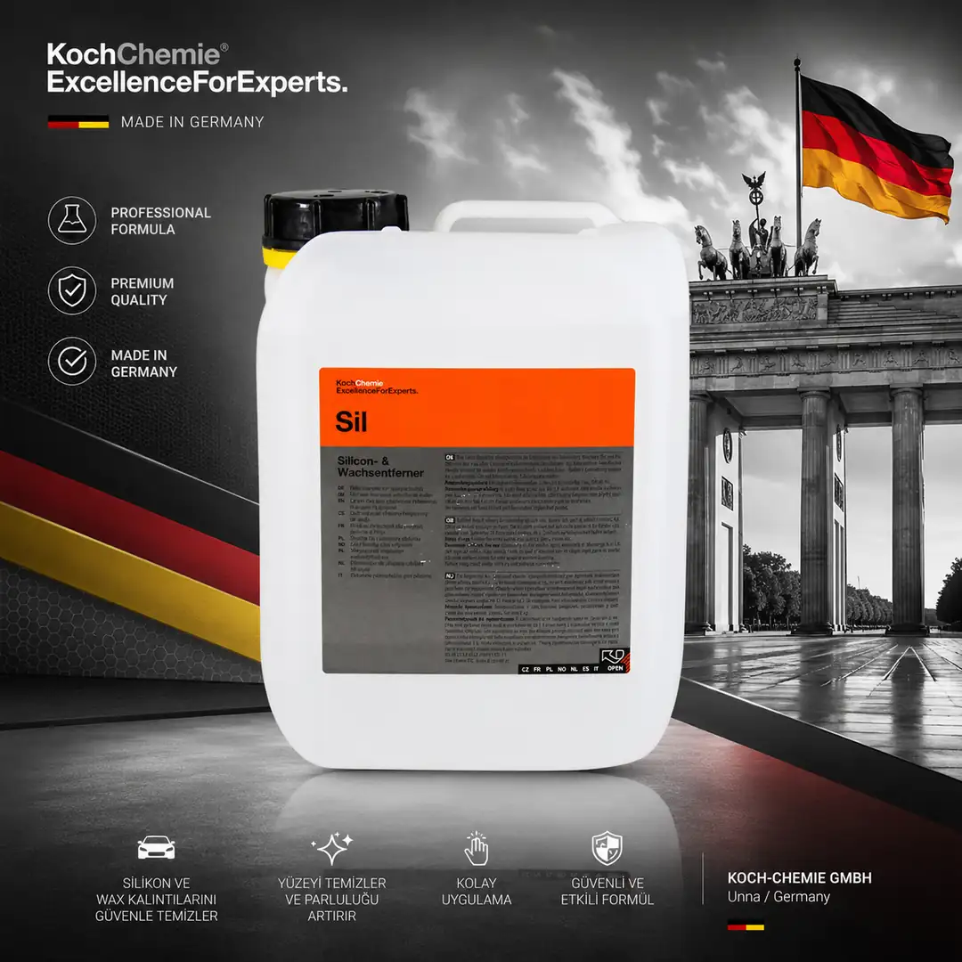 Koch Chemie Sil Silicon & Wachsentferner 5L Silicone Remover, Soluble in water