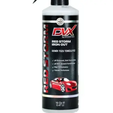 DVX Red Storm Demir Tozu Temizleyici IRON OUT 16 Oz 473 ml.