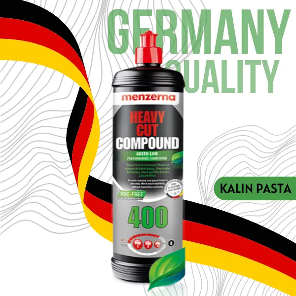 MENZERNA 400 GREEN LİNE (YEŞİL SERİ) AĞIR ÇİZİK GİDERİCİ PASTA 1LT.