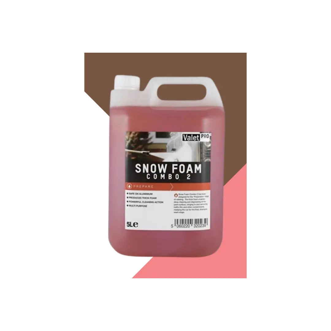 Valet Pro Yoğun Kir Sökücü Köpük - Snow Combo2 5lt.