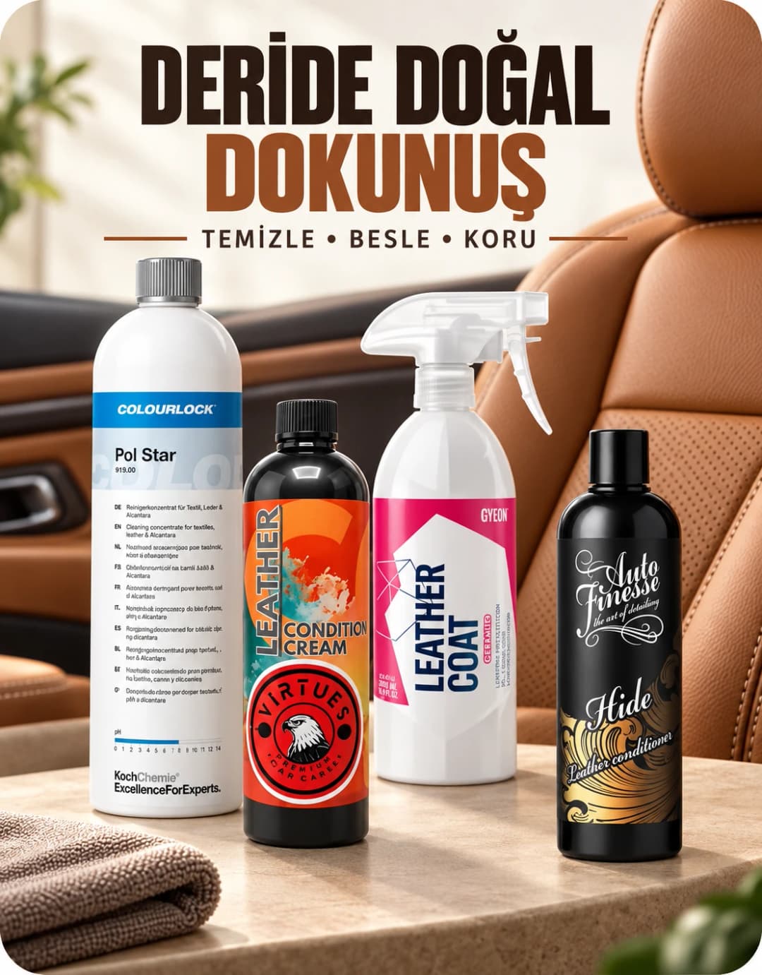 Deri temizlik ve bakım